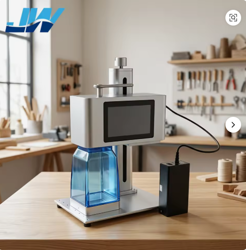 Mini 20W Portable Handheld Fiber Laser Engraver, suitable for marking and engraving metals, plastics, and rubber. Desktop handheld multifunctional model.